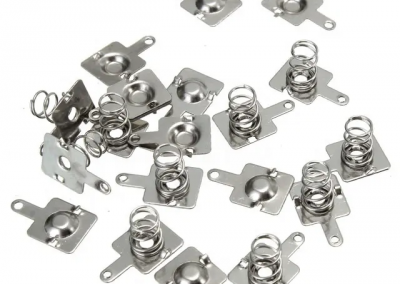 Custom Manufacturer Spring Steel Battery Contacts Aa Battery Spring Contact