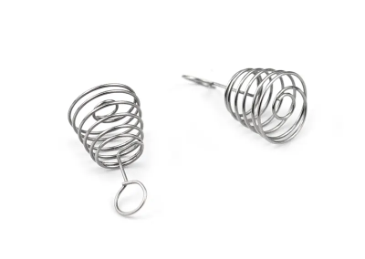customized phosphor bronze remote control spring contact stainless steel wire form spring02